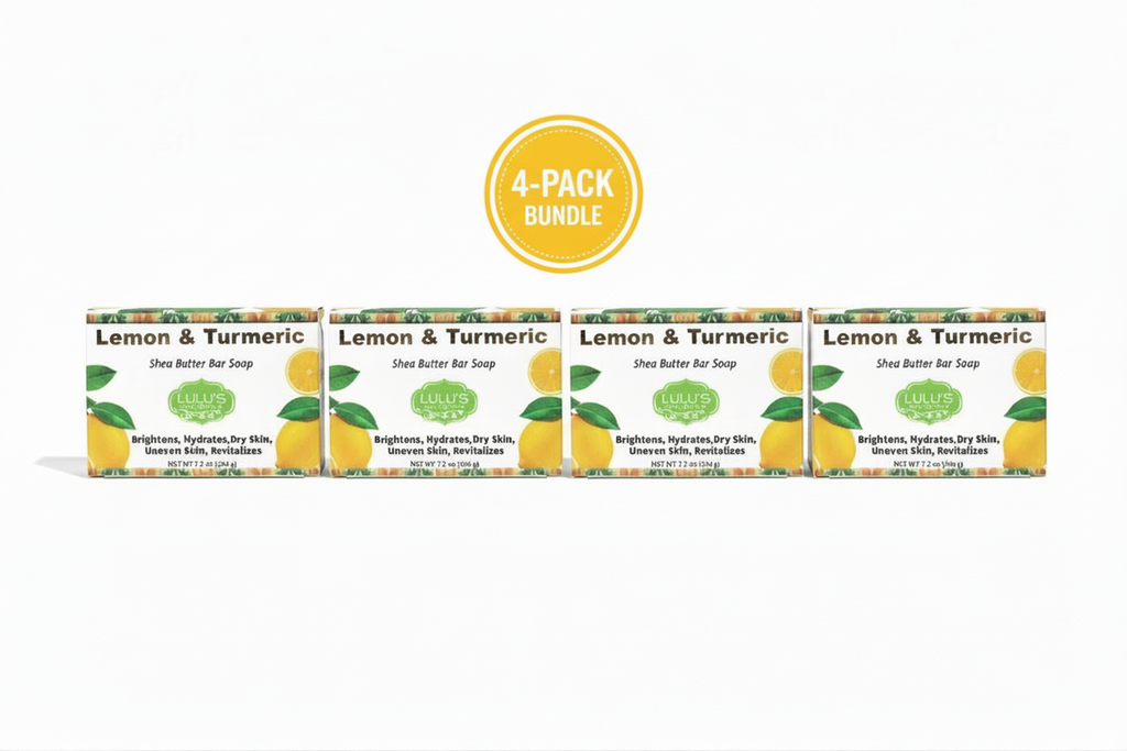 Lemon Turmeric Shea Butter Bar Soap – Brightening Cleanse